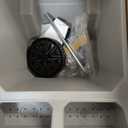 AAIN Wheel Barrel, 2 Wheel Wheelbarrow. 300 LB Yard Cart with 9 in Maintenance-Free Solid Wheels, Trash Cart with Wheels, Push/Pull Design, Grey