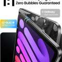EZ-GLAZ-2 Pack for iPad Mini 8.3 Inch Screen Protector [Mini 7 A17 Pro 7th Gen 2024 & Mini 6th Gen 2021], Military-Grade Shatterproof, 9H+ Tempered Glass with Installation Box, Anti-Scratch, Apple Pencil Compatible, HD Clarity, Bubble Free