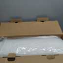 Serta Goose Feather Down Fiber Cotton Comforter Queen Size - 100% Cotton Duvet Insert - Hotel Luxury Hypoallergenic Bedding Comforter All Season Medium Warmth 90 x 90 Inch White