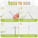 3pcs 2 in 1 Needle Threader Seam Ripper, Integrated Seam Remover & Needle Threading Tool Multifunctional Seam Rippers for Sewing Crafting Knitting Quilting Cross Stitch Supplies