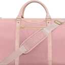 Garment Bag for Travel, Carry On Garment bag, Convertible Duffel Bag with Shoe Compartment, Perfect for Business Trips and Weekend Getaways(Pink)