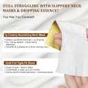 Ycz Collagen Neck Mask, Neck Wrinkle Patches with 8 Peptides and Botanical Serum Deep Hydration Moisturizing Anti Wrinkle Neck Care Lifting Firming Treatment
