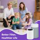 411i 411a Max Replacement Filter Compatible with Blue Pure 411i 411a Max Air Cleaner Purifier, 4 Premium Filters +4 Cloth Cover Pre-filter