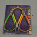 Special Supplies Mini Loop Scissors for Children and Teens and 5.5" Inches (6-Pack) Colorful Looped, Adaptive Design, Right and Lefty Support, Small, Easy-Open Squeeze Handles, For Special Needs