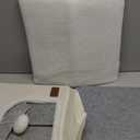 Bedsure Cat Beds for Indoor Cats - Large Cat Cave for Pet Cat House with Fluffy Ball Hanging and Scratch Pad, Foldable Cat Hideaway, 16.5x16.5x13 inches, Ivory