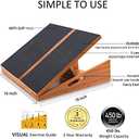 MUCITAGF Professional Slant Board, Adjustable Incline Board and Calf Stretcher, Slant Board for Calf Stretching, Calf Stretch Board