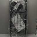 DMI Utility Cart with Wheels to be used for Shopping, Grocery, Laundry and Stair Climber Cart, Weighs 7.5 Pounds but holds up to 90 Pounds, Compact and Foldable, Black