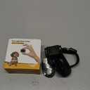 Tiniest Bark Collar for Small Dogs 5-15lbs, Only 1.6 * 1in & 0.42oz, No Shock with Vibration &Sound, Extra Small & Rechargeable, 5 Sensitivity Level（Black）