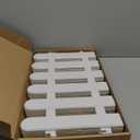 Hrpa Christmas Tree Fence,4pcs White Plastic Picket Fence for Miniature Home Garden Christmas Xmas Tree Wedding Party Decoration