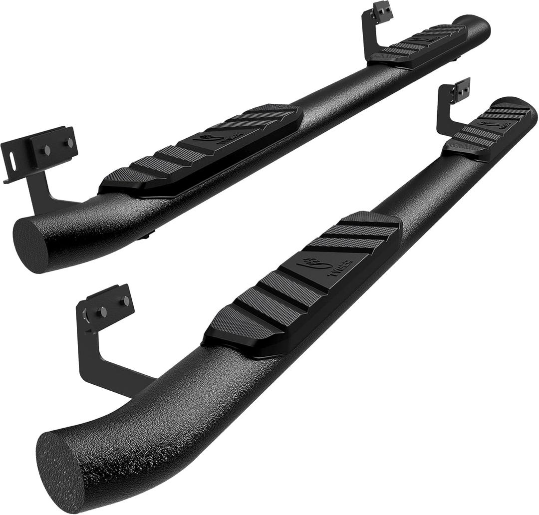 Tyger Auto 3.5" Rider Running Boards Compatible with 1997-2003 Ford F-150 F-250 LD; 2004 F-150 Heritage | Supercab | TG-SS2F35778 | Side Step Rail Nerf Bars, Black