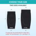 Achilles Tendon Heel Protector - Compression Padded Sleeve Socks - Promifun Premium Gel Heel Socks for Haglunds Bump, Bursitis, Tendonitis & Tenderness - 1 Pair - Regular Size