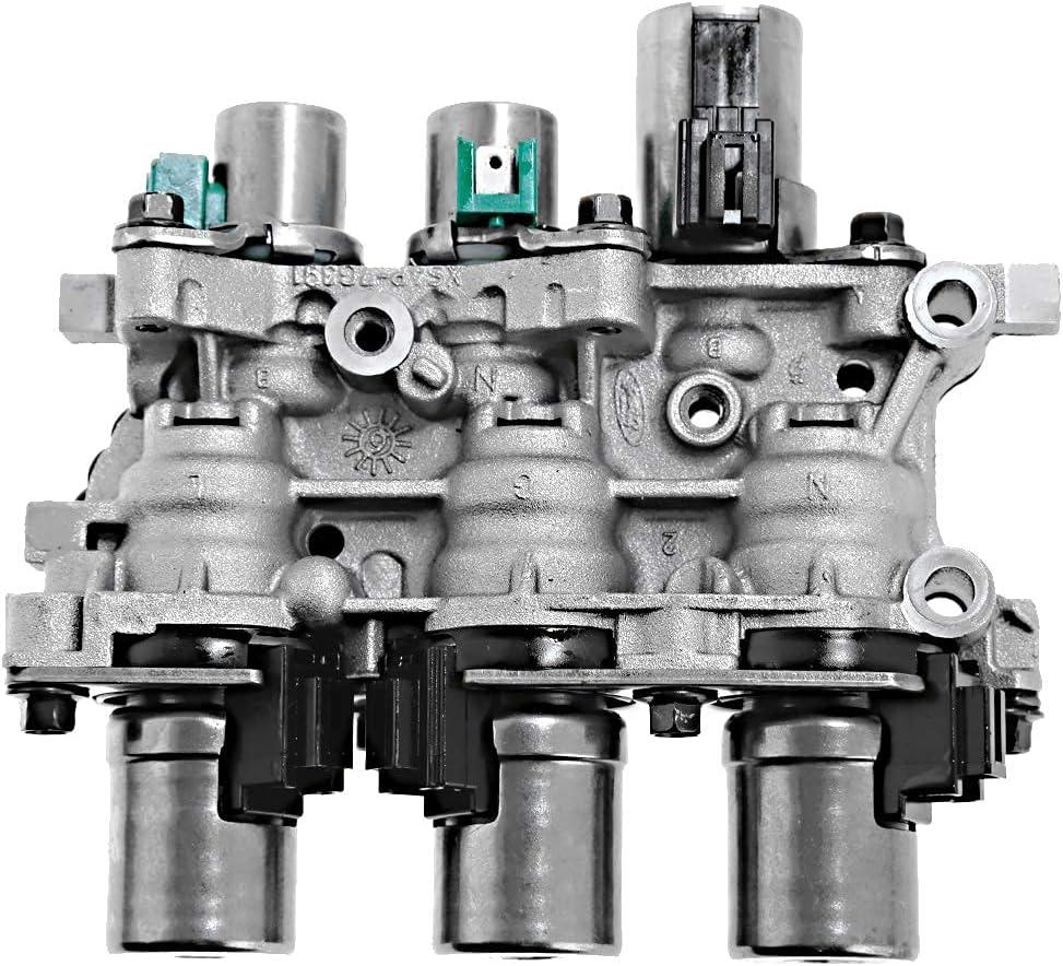Transmission Solenoid Set 4F27E Replacement, Block Solenoid Pack Replacement for Ford Mazda