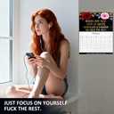 3 x Fuck It Again - 2026 Calendar for Women Whove Had Enough, 8.67"x11.2" 2026 Large Wall Calendar, with Stress & Emotion-Release Monthly Quotes, Speak Stop to Your Soul, for Burnout Women for Anti-Hustle Gen Z-er (B)