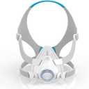 Upgraded Set for Airfit F20 Large, FSA/HSA Eligible, Replacement Headstrap Frame Assembly, Secure Seal & Optimized Comfort with Advanced Silicone Cushion, Great-Value CPAP Supplies (Without Elbow)