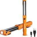 EverBrite 1000LM LED Work Light, Rechargeable Work Light for Mechanics with Dual Magnetic Bases&Hanging Hooks, 4 Lighting Modes, USB C Cable, Ideal Christmas Gift for Car Repair, Working, Pack of 2
