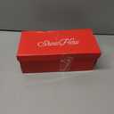 Mofri ShowHow Womens Mary Jane Flats Round Toe Mary Jane Shoes Ankle Strap Ballet Flats Shoes Wedding Casual Office Dress Shoes (7, White Pu)