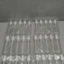 SINJEUN 30 Pack Clear Plastic Spray Bottles with Caps, 4 oz Spray Bottles Mist Sprayer, Refillable Empty Fine Mist Spray Bottle Mini Travel Size Spray Bottles, Leak Proof and BPA-Free