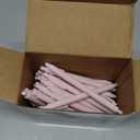 Teling 100 Pcs Ballpoint Pens Retractable Comfortable Cute Stylish Writing Pens in Medium Point 1.0 mm for Office Supplies(Pale Pink)