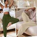 Ficerd 3 Pack Women's Lounge Pants Cozy Yoga Joggers with Pockets High Waisted Workout Lightweight Sweatpants Loose Fit Pants (M)