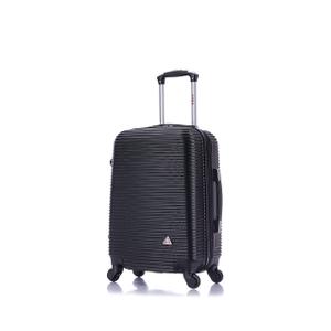 InUSA ROYAL Hardside Luggage Set with Spinner Wheel | Spacious Travel Suitcases with Ergonomic GEL Handle and Studs | (20/28/32) 3 Piece Luggage Set | Black