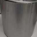 FineDine Double-Wall Stainless Steel Insulated Ice Bucket with Lid & Ice Tong [3 Liter] Included Strainer Keeps Ice Cold & Dry, Carry Leather Handle, Home Bar, Chilling Beer, Champagne Bottle
