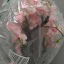 HOTRA Cherry Blossom Flowers Tree with Pot, Gorgeous Champagne Cherry Flower Silk Flowers Faux Pink Cherry Blossom Flowers Arrangements for Home Indoor Wedding (Color : Cherry Blossom, Size : 35cm)