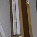 LOTUS & WINDOWARE Cordless Mini Blind, 1" Vinyl Slats, 18" Wide x 36" Long - White, Window Blinds for Home and Office, Interior Door Blinds - Light Filtering