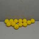 Franklin Sports X-40 Outdoor Pickleballs - Official Size - Yellow - 12 Pack