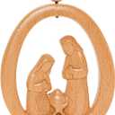 Christmas 3D Nativity Ornament 2025 - Christian Xmas Ornaments - Religious Christmas Ornaments - Christian Christmas Decor - Christmas Decoration