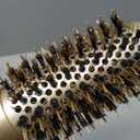 AIMIKE Round Brush for Blow Out, Medium Round Hair Brush Nano Thermal Ceramic & Ionic Tech, for Blow Drying & Styling, Curling and Shine - 2.9 inch Barrel w/Boar Bristles