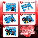 Shemira 24 Pack Valentine's Day Cards for Kids with Fidget Spinners Toys, Sensory Fidget Toys for School Classroom Valentine's Gifts Exchange, Spinners Toy for Valentine's Party Favors