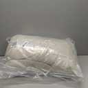 PHF Cotton Muslin Comforter Set Queen  100% Cotton Cover, Ultra Soft & Breathable, 3PCS Lightweight All-Season Bedding with Polyester Fill, 1 Comforter 90"x90" & 2 Pillow Shams 20"x26", Natural