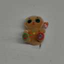 TY Beanie Boo GNEWMAN - Christmas Gnome with Hat - 6", TY BEANIE BOO NUTMEG GINGERBREAD MAN, Toys for Kids 2pcs