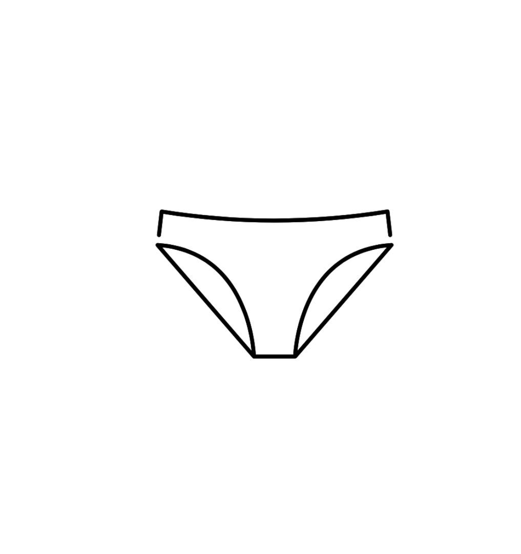 Seagoo Womens High Waisted Bikini Bottoms Tummy Control Full Coverage Bathing Suit Swim Bottom with Paperclip Chain L