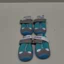 Dog Shoes for Small Dogs, Dog Boots & Paw Protectors for Hardwood Floors, Outdoor Dog Booties for Hot Pavement Winter Snow Hiking, Breathable Dog Shoes with Reflective Strips Blue Size 3,  (Width 1.77 Inch) For 31-38 LBS