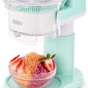 DASH Shaved Ice Maker and Slushie Machine (Aqua): Multi-Purpose Ice Shaver Machine for Homemade Shaved Ice, Snow Cones, Slushies, Cocktails & More with Stainless Steel Blades, Easy to Clean and Store