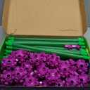 V-Opitos 140 Pack Glow in The Dart Fort Building Kits for Kids Age 4, 5, 6, 7, 8+ Years Old, STEM Building Toys for DIY Castles, Tunnels, Ideal Christmas, Birthday Gifts for Boys & Girls