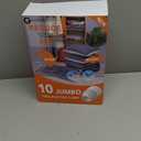 10 Jumbo Vacuum Storage Bags with Electric Pump, Space Saver Bag for Clothes, Mattress, Blanket, Duvets, Pillows, Comforters, Travel