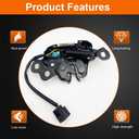 Hood Lock Latch Compatible with Altima 2019 2020 2021 2022 2023 2024 Front Hood Actuator Assembly