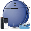 Robot Vacuum and Mop Combo, 2-in-1 Robot Vacuum Cleaner with Strong Suction, Compatible with APP/Home Integration, Schedule, Long battery life, Tangle-free, Ideal for Pet hair and Low Pile carpets