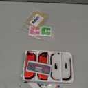 PlayVital AlterGrips Protective Slim Case for Nintendo Switch OLED, Ergonomic Grip Cover for Joycon, Dockable Hard Shell for Switch OLED w/Thumb Grip Caps & Button Caps (Scarlet Red)