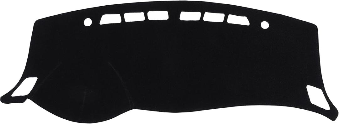 Car Dashboard Cover Mat Compatible for Nissan Sentra 2013-2019, Protective Polyester Black Center Console Interior Trim Dash Board Mat