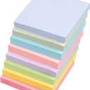 Sticky Notes 3x3 Inches, 8 Pads, 800 Sheets, 8 Color Sticky Note Pads, Premium Sticky Pads, Sticky Notes Bulk, Self-Stick Note Pads, 100 Sheets/pad