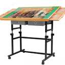 2000 Pieces Puzzle Table with Wheels, with Drawers and Cover, 40.16"x28.5" Adjustable Height & 45 Tilting, Puzzle Board for Adults (Large)