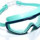Swimming goggles with adjustable strap - comfortable for swimming pools, beaches, and training