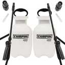 Chapin 22000 Made in USA Value Pack of 2 Units, 1 Gallon Lawn and Garden Pump Pressured Sprayer, for Spraying Plants, Garden Watering, Lawns, Weeds and Pests, Translucent White