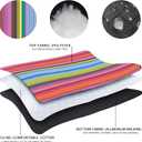 Picnic Blankets Beach Blanket 80" X 80" Extra Large Waterproof Camping Blankets Portable Outdoor Mat 3-Layer Blanket for Beach, Hiking, Park, Music Festival, Grass Lawn,Travel