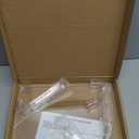 Cupcake Stand, 4 Tier Cupcake Stand for 50 Cupcakes, Square Tiered Cupcake Tower, Clear Acrylic Cupcake Holder, Dessert Stands for Party, Wedding, Birthday, Baby Shower, Halloween