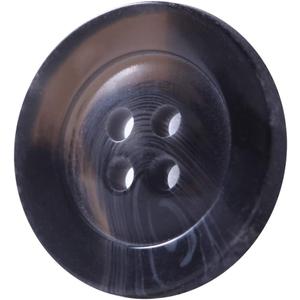 80Pcs Large Black Buttons for Sewing Resin 3/4 inch Buttons for Crafts Black Coat Buttons Coraline 4 Holes Round Big Buttons for Sewing, DIY and Decoration Shirt Buttons 20mm Black 3/4 inch Buttons