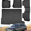 DrCarNow for Mercedes Benz GLC 300 Floor Mats 2022 2021 2020 2019 2018 2017 2016 (Not Fit GLC Coupe Series), All Weather Custom Fit for Mercedes Benz GLC Floor Mats for Benz GLC 300 Cargo Trunk Liner